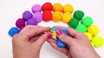 Play doh rainbow unboxing surprise eggs toys Play do arcoiris huevos sorpresa juguetes