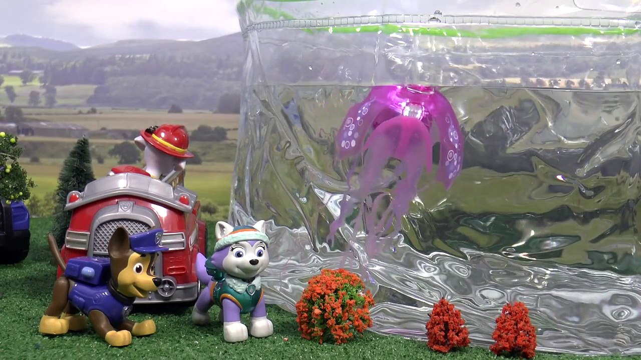 Paw Patrouille de Sauvetage de la Méduse pour Peppa Pig | Robo Fish Méduse Jouet Unboxing Jouets Examen Pepa