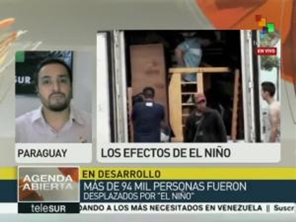 Miles de paraguayos aún no pueden volver a sus casas tras inundaciones