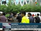 Indonesia: al menos siete muertos en cadena de atentados en Yakarta