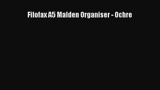 [PDF Download] Filofax A5 Malden Organiser - Ochre [Read] Full Ebook