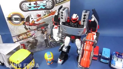 Mở hộp bộ đồ chơi siêu nhân Robot biến hình thành ô tô cho bé xem