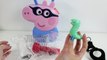 Peppa Pig Georges Super Hero Case George Superhéroe Juguetes de Peppa Pig Toy Videos