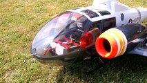 RC LOCKHEED 286 WITH EDF THRUST DRIVE MODEL HELICOPTER FLIGHT / Turbine meeting 2016 *1080