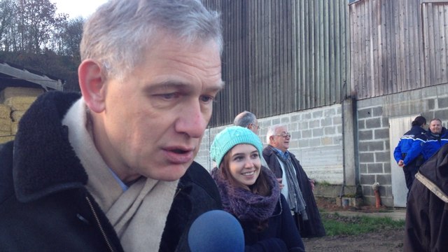 Le préfet du Calvados à la rencontre des éleveurs