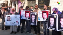 Protests In Support of Hunger-Striking Palestinian Journalist