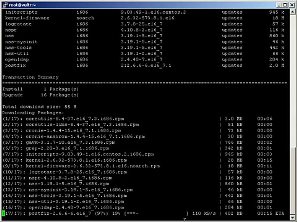 centos 6 - create swap file