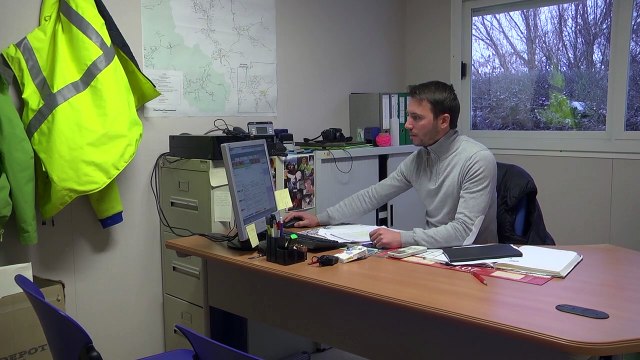 D!CI TV : Le déneigement du col de Vars vu depuis un chasse-neige