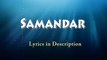 Samandar lyrics - Kis Kis Ko Pyaar Karoon _ Shreya Ghoshal , Jubin Nautiyal