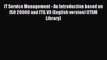 [PDF Download] IT Service Management - An Introduction based on ISO 20000 and ITIL V3 (English