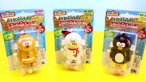 SWEET FUN with HOLIDAY CANDY POOPERS, Snowman, Gingerbread Cookie and Penguin