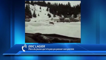 D!CI TV - Il rate deux fois son permis à cause... de la neige. Son père monte au créneau