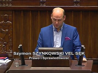 Poseł Szymon Szynkowski vel Sęk - Wystąpienie z dnia 15 grudnia 2015 roku.