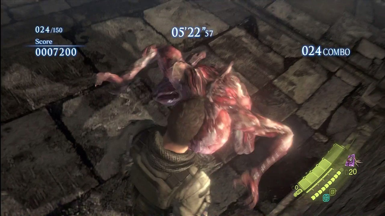 RESIDENT EVIL 6 [HD] - THE MERCENARIES - PIERS DUO - THE CATACOMBS (S RANK!)