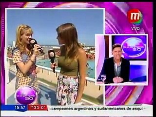 Gimena Rey cantó en vivo con nosotros