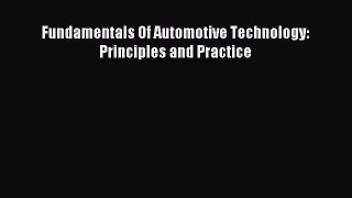 [PDF Download] Fundamentals Of Automotive Technology: Principles and Practice [PDF] Online