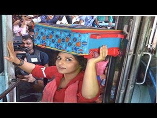 Vidya Balan Turns Coolie For A Shoot!