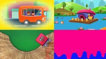 Wheels On The Bus Go Round And Round | Bus Rhymes | Nursery Rhymes