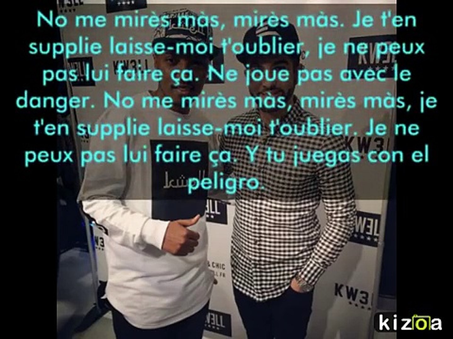 Kendji Girac ft. Soprano -No me mirès màs (paroles) - YouTube - Vidéo  Dailymotion