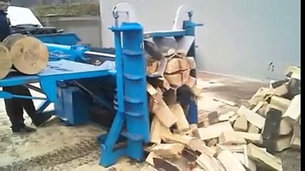 Шикарный способ колоть дрова
