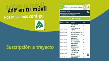 APP Adif en tu móvil. Presentación + Tutorial