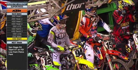 AMA Supercross 2016 - Anaheim 1 - Full Event Part 4