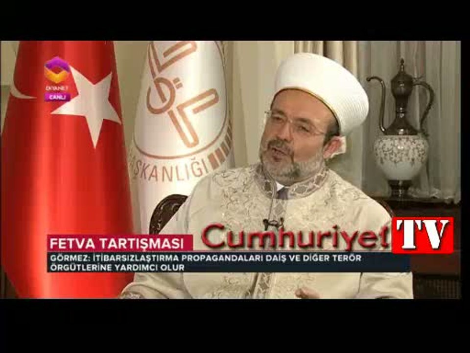 Diyanet İşleri Başkanı Mehmet Görmez'den fetva açıklaması