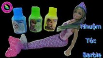 Búp Bê Barbie Nàng Tiên Cá Nhuộm Tóc Barbie - Barbie Blue Hair Dying Mermaid Barbi