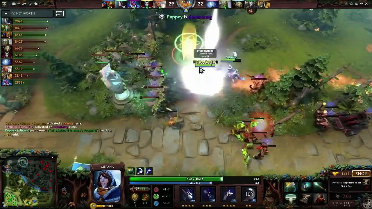 Dota 2 Mirana 28 Kills