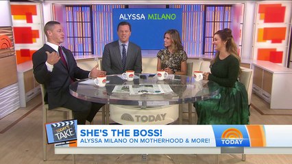 Alyssa Milano: Story Behind Breast-Feeding Photos, ‘Boss’ Rumors | TODAY