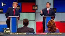 Débat Républicain : Accrochages musclés entre Trump et Cruz