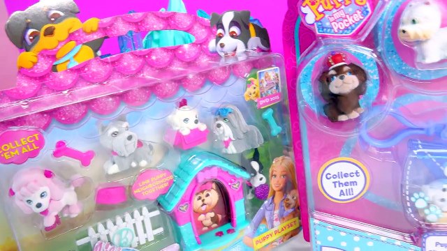 Barbie & Her Sisters in The Great Puppy Adventure + Puppies in my Pocket Toys
