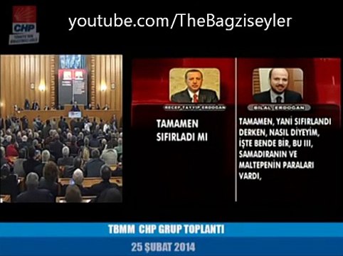 Başbakan Recep Tayyip ile Bilal Erdoğan Ses Kaydı CHP Grup Konuşması