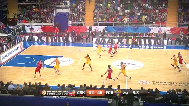 Play of the Night: Milos Teodosic & Ivan Lazarev, CSKA Moscow