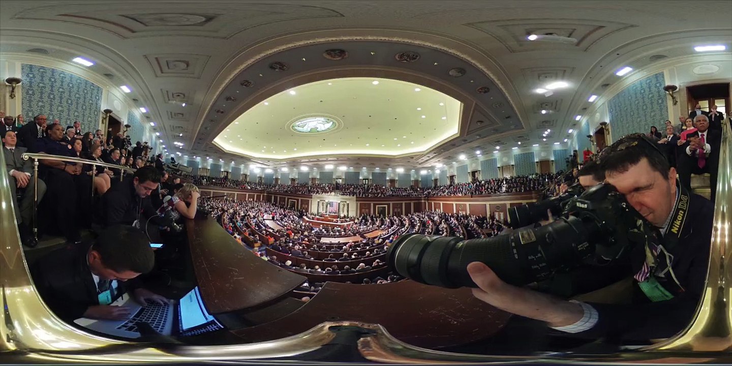 The State of the Union in 360-degree photos