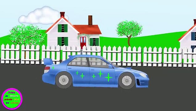 Voiture de Police 6. Des voitures. De droles de dessins animes pour les enfants Fun Fan FUN Videos