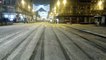 Le piétonnier de Bruxelles sous la neige
