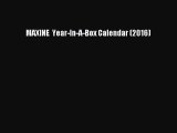 [PDF Download] MAXINE  Year-In-A-Box Calendar (2016) [Read] Online
