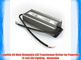 Lumilife 60 Watt Dimmable LED Transformer/Driver for Powering 12 volt LED Lighting - Dimmable