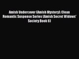 Amish Undercover (Amish Mystery): Clean Romantic Suspense Series (Amish Secret Widows' Society
