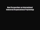 [PDF Download] New Perspectives on International Industrial/Organizational Psychology [Download]