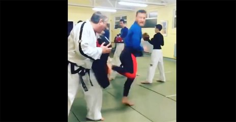 Conor McGregor Back in Training Spinning Back Kicks for RDA