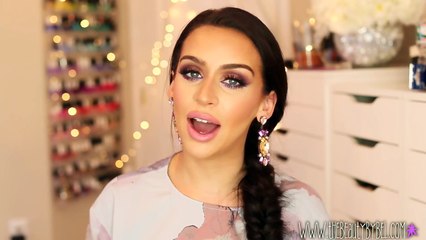 Purple Smokey Cat Eye Makeup Tutorial