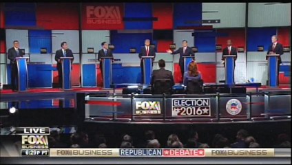 Trump and Cruz debate citizenship, GOP debate