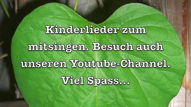 Kinderlieder deutsch Hänschen klein ging allein Kinderlieder zum Mitsingen