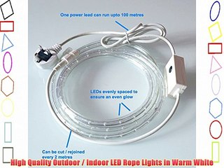 Скачать видео: Warm White 40 Metre LED Rope Light High Quality Outdoor LED Rope Lights which are ideal for