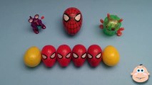 Spider Man Surprise Egg Learn A Word! Spelling Creepy Crawlers! Lesson 10