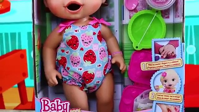 Baby Alive NEW 2016 Snackin Lily Eats Play Doh & Gross Poop Diaper Change DisneyCarToys