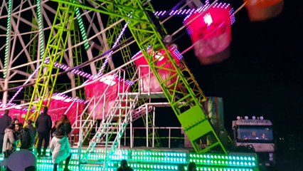 Ferris wheel in the New Year, Spain, Alicante