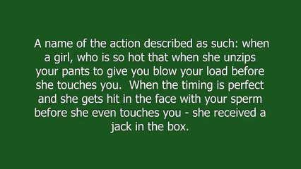 Jack in the box meaning and pronunciation